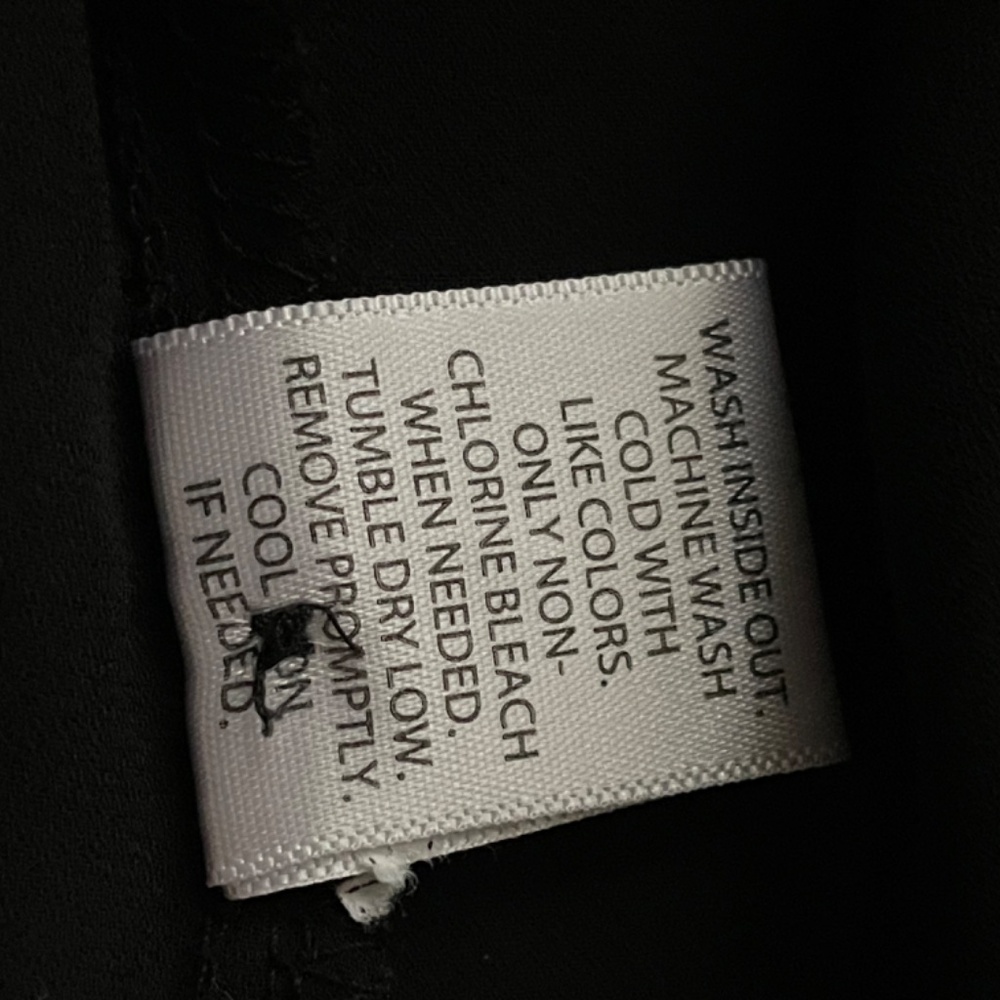 Candie’s, Small, Black w/ Floral Embroidery, Sleeveless Blouse - Picture 6 of 6